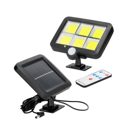 LED solarlampa med sensor LED/1,5W/3,7V 6000K IP44 1200 mAh