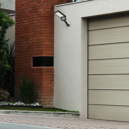 LED solcellsspot med sensor LED/5W/3,7V 4000K 1500 mAh IP54 svart