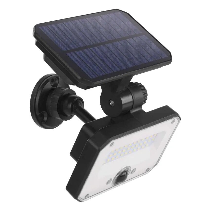 LED Solarlampa med rörelsesensor SPILO LED/3,7V 3600mAh 4000K IP54 + fjärrkontroll