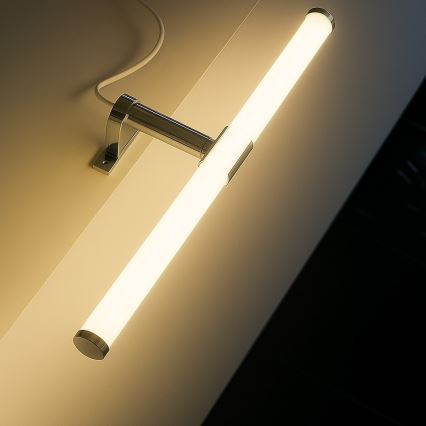 LED-spegelbelysning för badrum 2-i-1 APA LED/6W/230V 40 cm IP44 blank krom