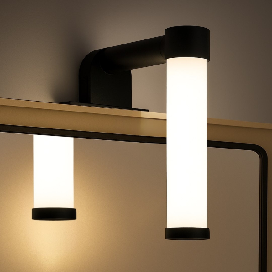 LED-spegelbelysning för badrum APA MINI LED/4W/230V IP44, svart