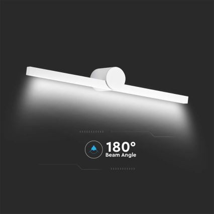LED-spegelbelysning för badrum LED/10W/230V 3000K IP65 vit
