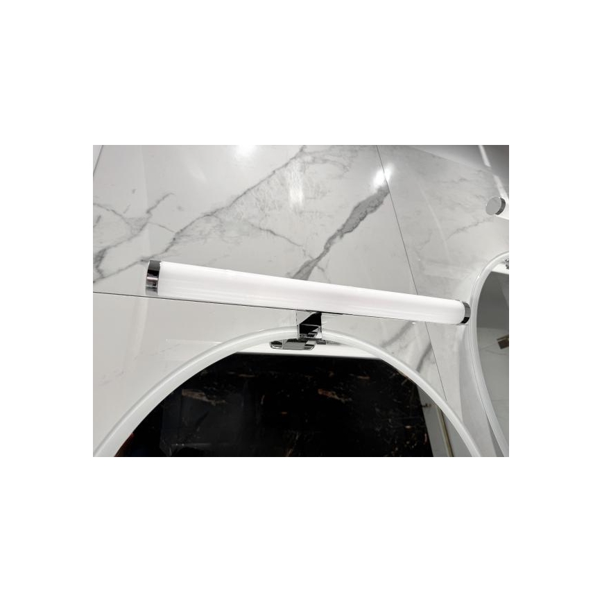LED-spegelbelysning för badrum LED/10W/230V 45 cm IP44 blank krom