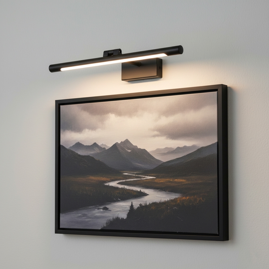 LED-spegelbelysning för badrum MIRROR LED/6W/230V 4000K IP44 40 cm svart