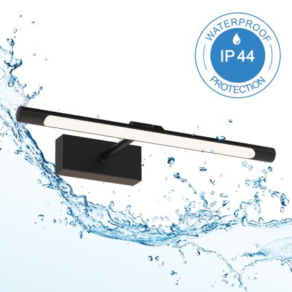 LED-spegelbelysning för badrum MIRROR LED/6W/230V 4000K IP44 40 cm svart