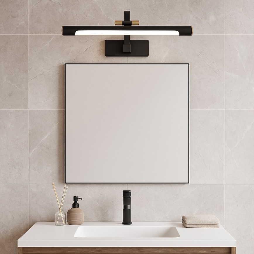LED-spegelbelysning för badrum VINCI LED/12W/230V 40 cm IP44 svart
