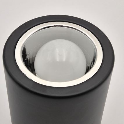 LED Spotlampa TACO 1xE27/15W/230V svart