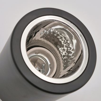LED Spotlampa TACO 1xE27/15W/230V svart