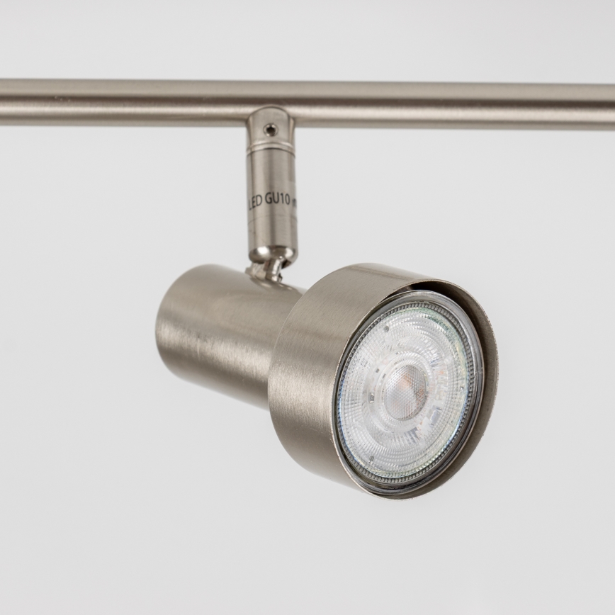 LED spotarmatur 6x GU10/4,7 W/230 V matt krom