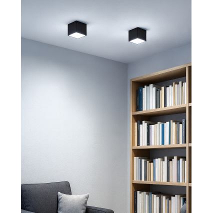 LED-spotlampa 5W/230V 3000/4000/6400K 7,5x7,5 cm svart