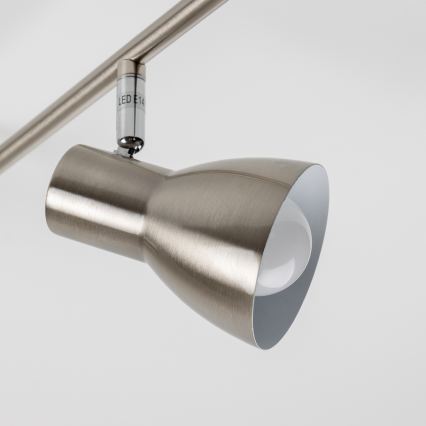LED-spotlampa 6xE14/5W/230V matt krom