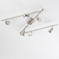 LED spotlampa 6xGU10/5W/230V matt krom