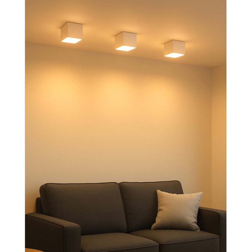 LED-spotlampa LED/5W/230V 3000/4000/6400K 7,5x7,5 cm vit