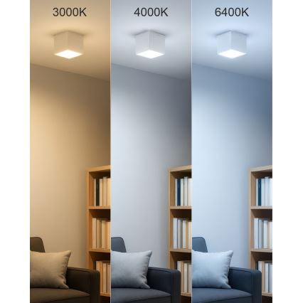 LED-spotlampa LED/5W/230V 3000/4000/6400K 7,5x7,5 cm vit