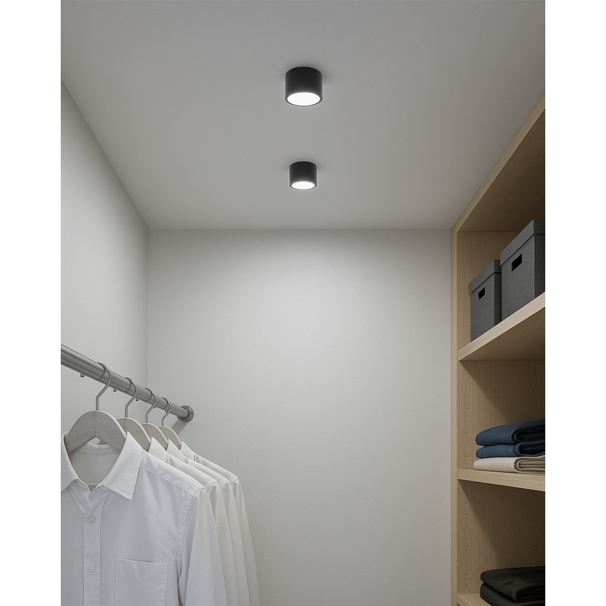 LED-spotlampa LED/5W/230V 3000/4000/6400K Ø 7,5 cm svart
