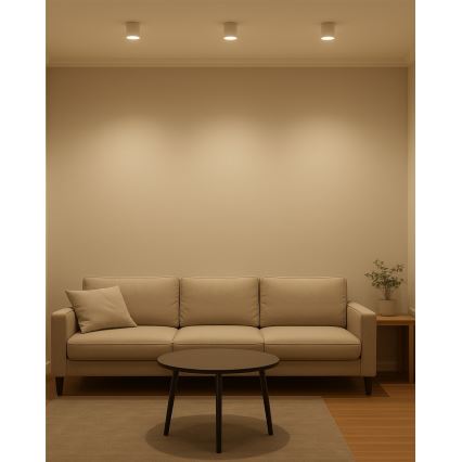 LED-spotlampa LED/5W/230V 3000/4000/6400K Ø 7,5 cm vit