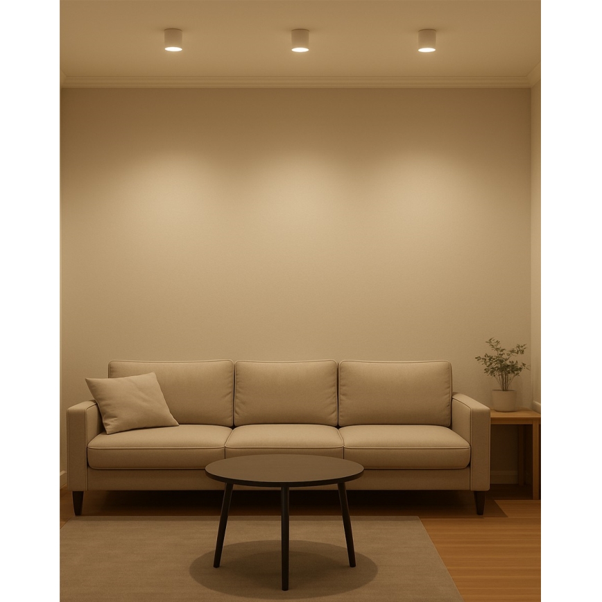 LED-spotlampa LED/5W/230V 3000/4000/6400K Ø 7,5 cm vit