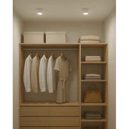 LED-spotlampa LED/5W/230V 3000/4000/6400K Ø 7,5 cm vit