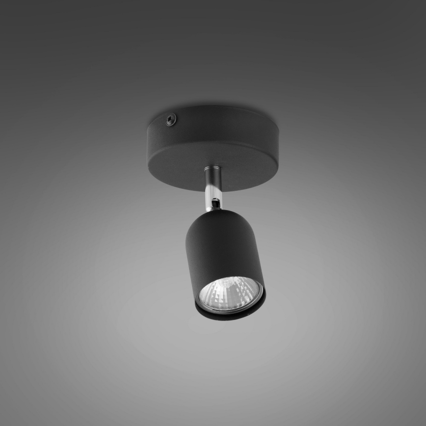 LED-spotlampa TOP 1xGU10/10W/230V svart