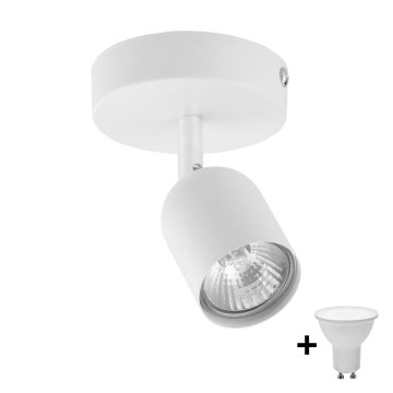 LED spotlampa TOP 1xGU10/10W/230V vit