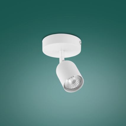 LED spotlampa TOP 1xGU10/10W/230V vit