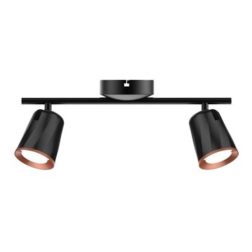 LED spotlight 2xLED/5W/230V 4000K svart