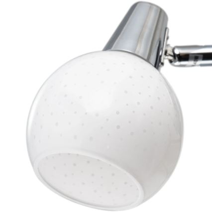 LED spotlight DOXY 3xE14/4W/230V skinande krom