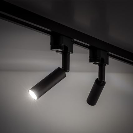 LED spotlight för 1-fas skensystem LAGOS 1xG9/3W/230V svart