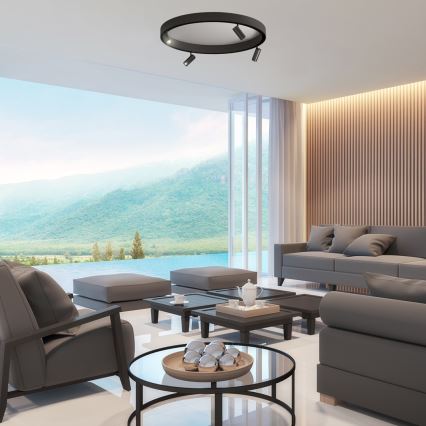 LED spotlight för skensystem MAGNETIC TRACK LED/7W/48V 3000K svart