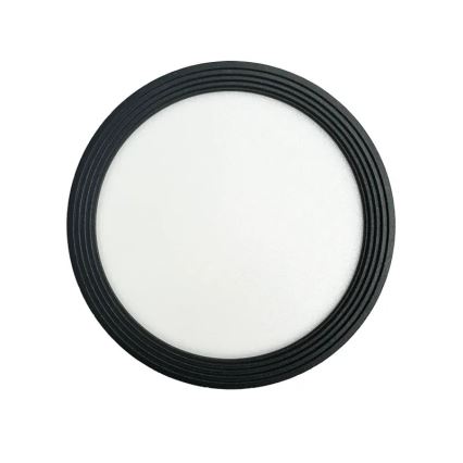 LED spotlight LED/12W/230V 4000K diameter 10 cm svart