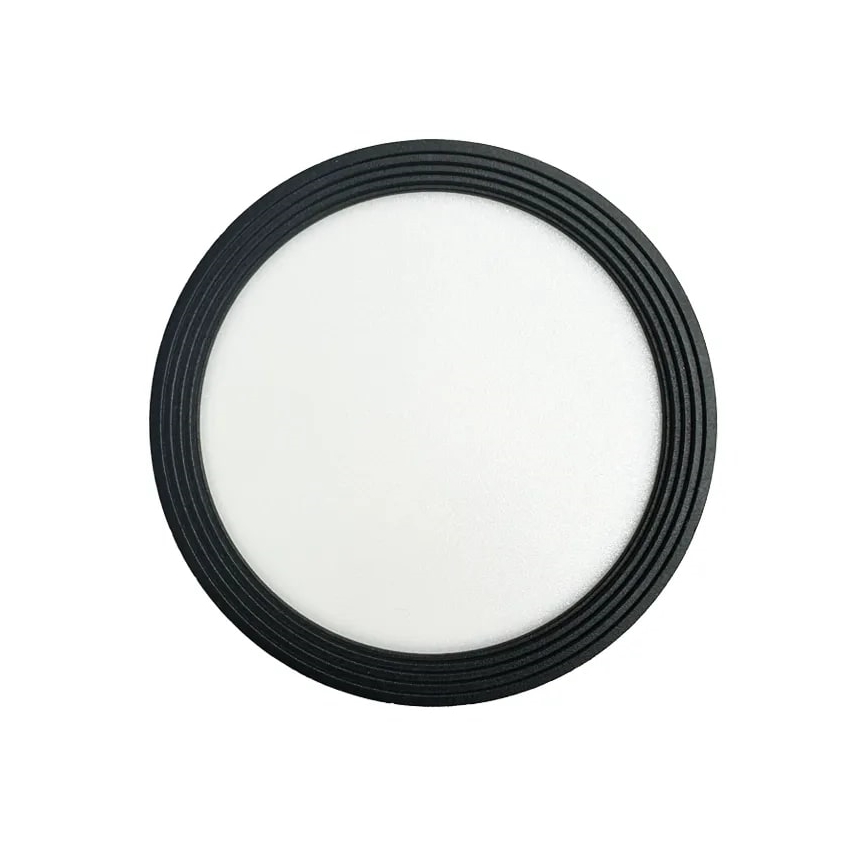 LED spotlight LED/12W/230V 4000K diameter 10 cm svart