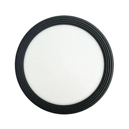 LED spotlight LED/17W/230V 4000K diameter 15 cm svart