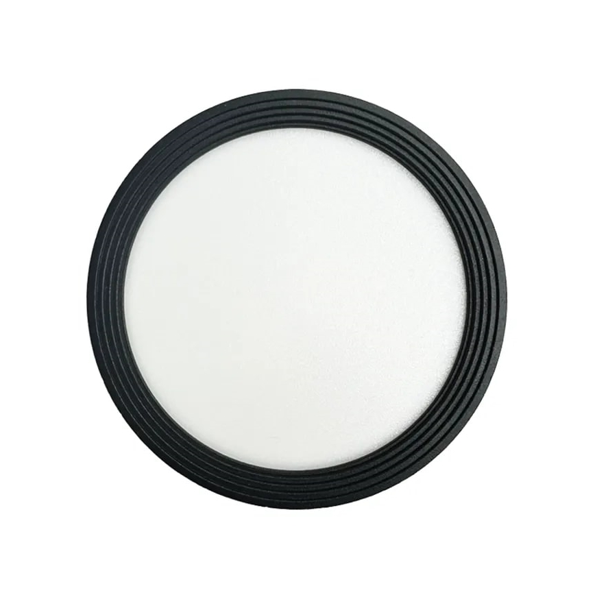 LED spotlight LED/17W/230V 4000K diameter 15 cm svart