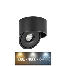 LED spotlight LED/20W/230V 3000/4000/6400K CRI 90 svart