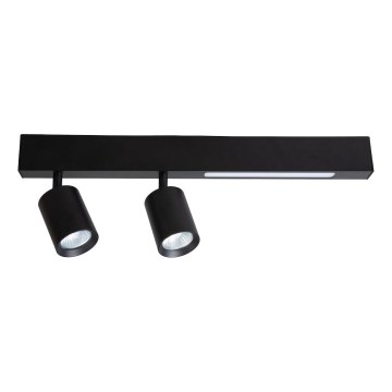 LED spotlight MAGNET LED/5W/230V + 2xGU10/60W 3000/4000K svart