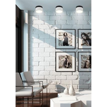 LED spotlight  TUBA LED/9W/230V vit /svart