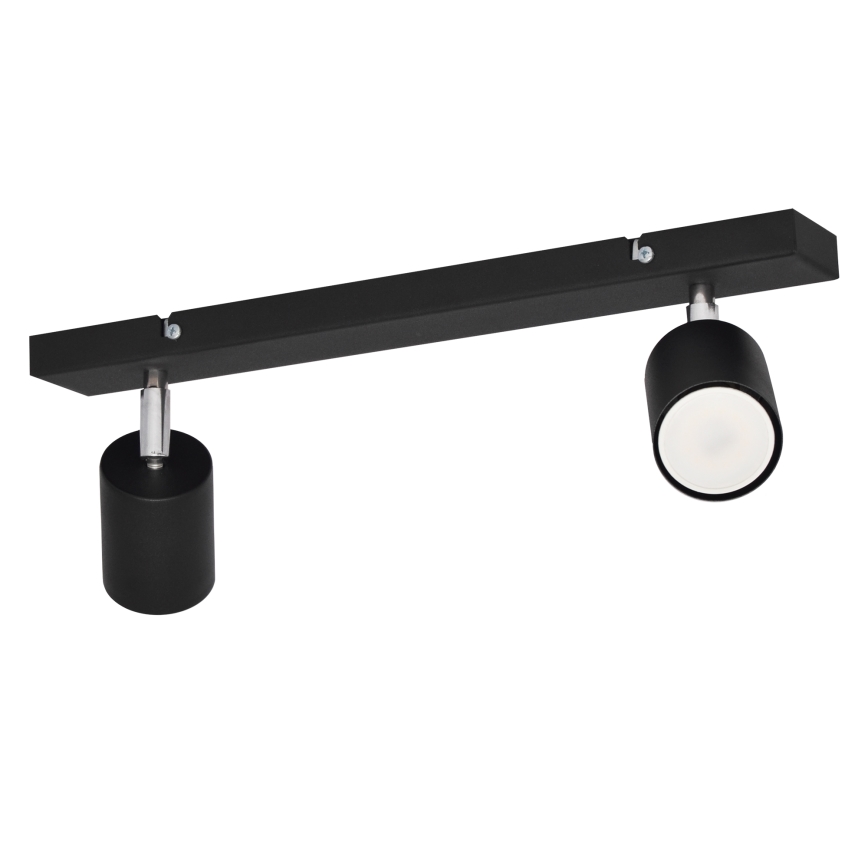 LED Spotlight TUNE 2xGU10/4,8W/230V svart