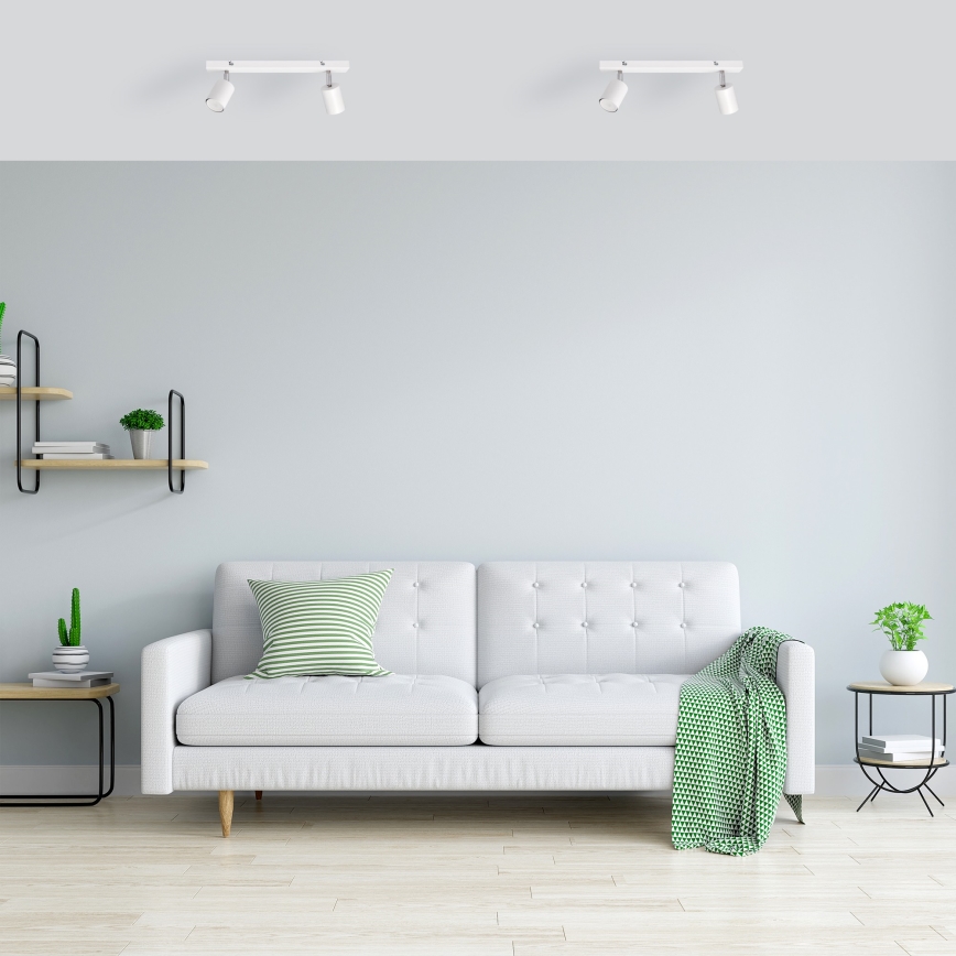 LED Spotlight TUNE 2xGU10/4,8W/230V vit