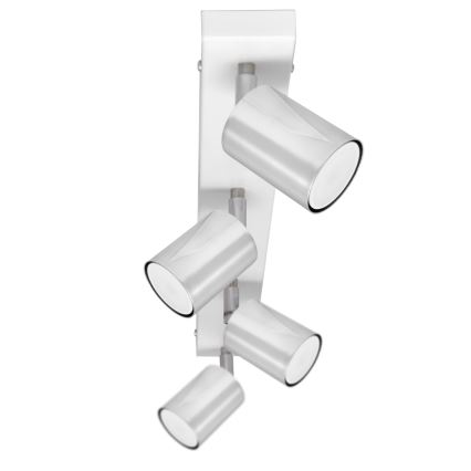 LED spotlight TUNE 4xGU10/4,8W/230V matt krom/vit