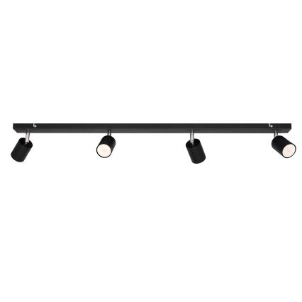 LED Spotlight TUNE 4xGU10/4,8W/230V svart