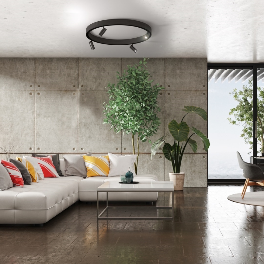 LED Spotbelysning för skensystem MAGNETIC TRACK LED/7W/48V 4000K svart