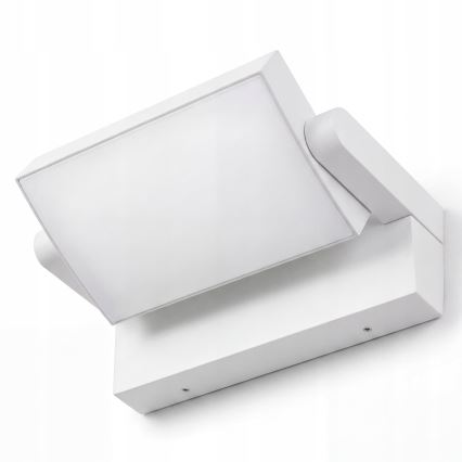 LED Dimbar utomhus väggarmatur LED/12/18/24W/230V 3000/4000/6500K IP54 vit