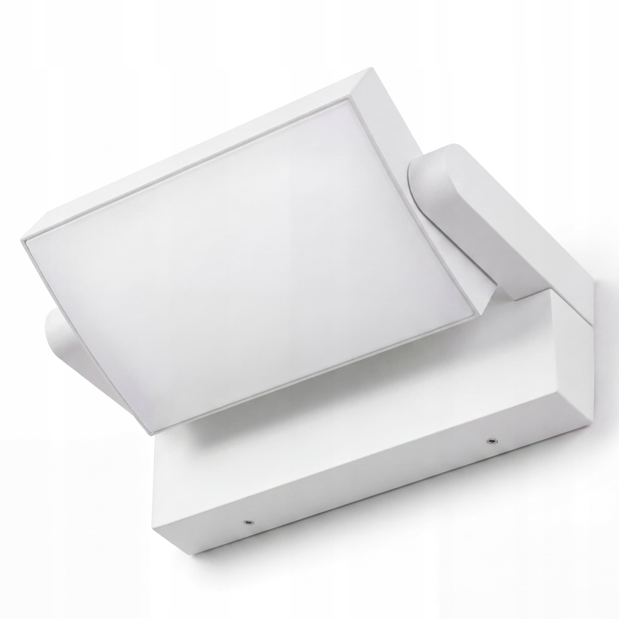 LED Dimbar utomhus väggarmatur LED/12/18/24W/230V 3000/4000/6500K IP54 vit