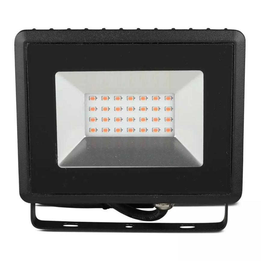 LED Strålkastare LED/20W/230V IP65 rosa ljus