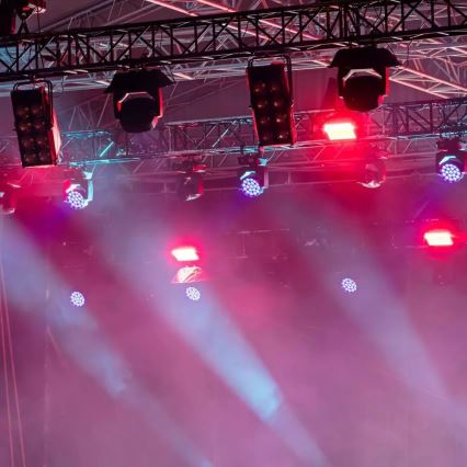 LED Strålkastare LED/20W/230V IP65 rosa ljus