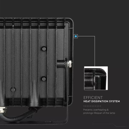 LED Strålkastare LED/20W/230V IP65 rosa ljus