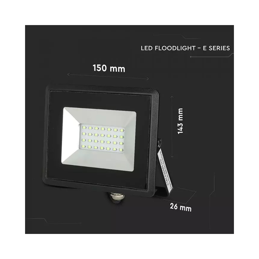LED Strålkastare LED/20W/230V IP65 grönt ljus
