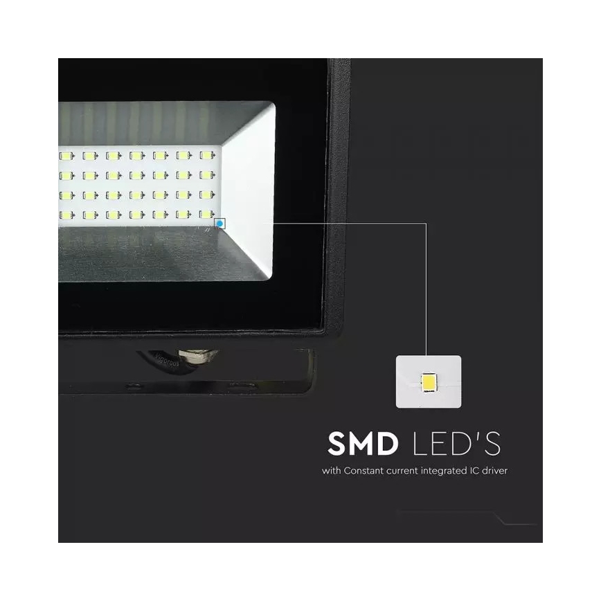 LED Strålkastare LED/20W/230V IP65 grönt ljus