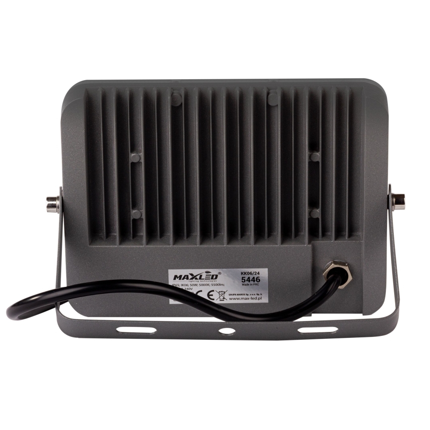 LED strålkastare för utomhusbruk LED/200W/230V 5000K IP65 grå