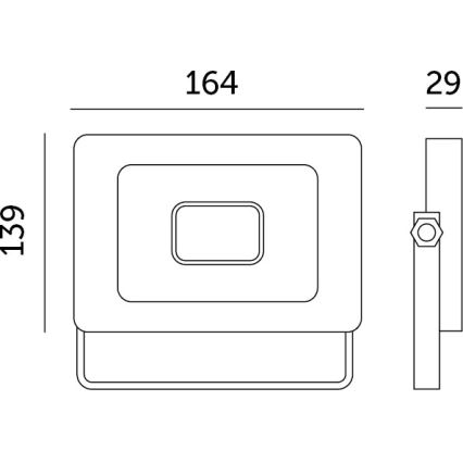 LED strålkastare för utomhusbruk LED/30W/230V IP65 6500K